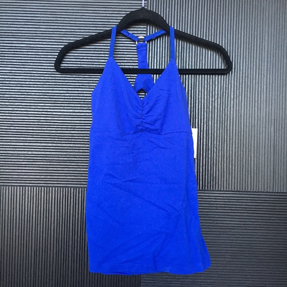 Beyond Yoga Racerback Cami in Isis Blue Small